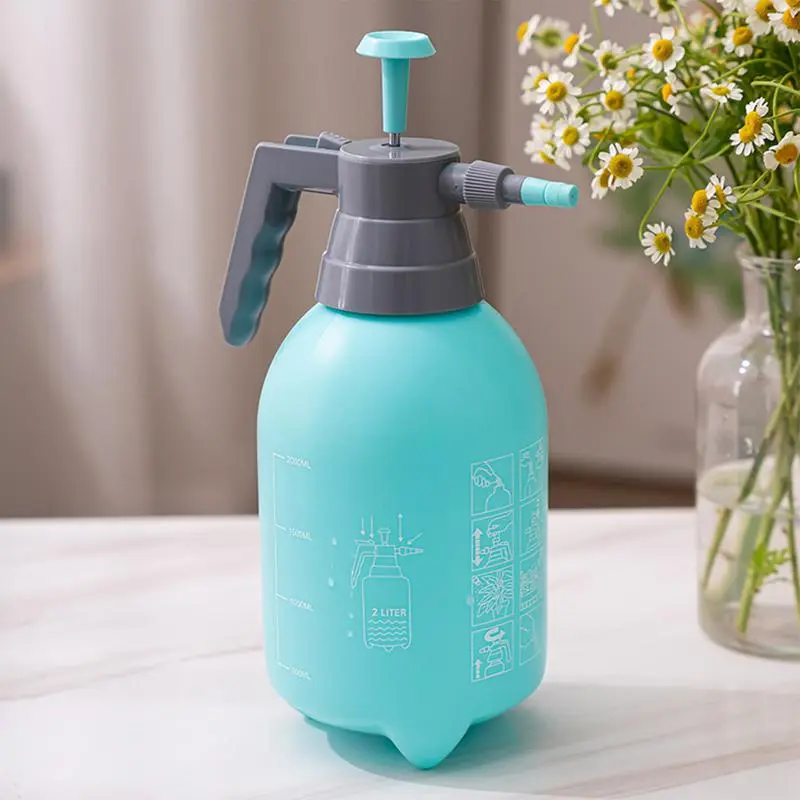 2L Garden Pump Sprayer Garden Watering Water Bottle Household Air Pressure Sprayer Hand Press Water Sprayer Garden Watering Can