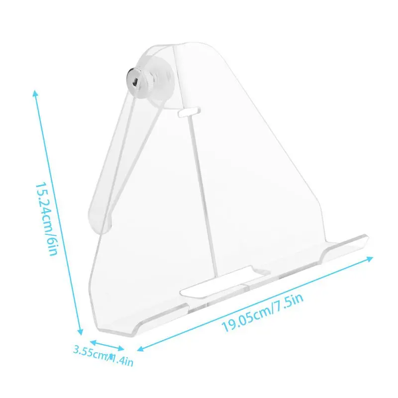 Acrylic Plate Display Stand Clear Easel Holder Stands Adjustable Angle Display Stand For Countertops Home Kitchen School Art