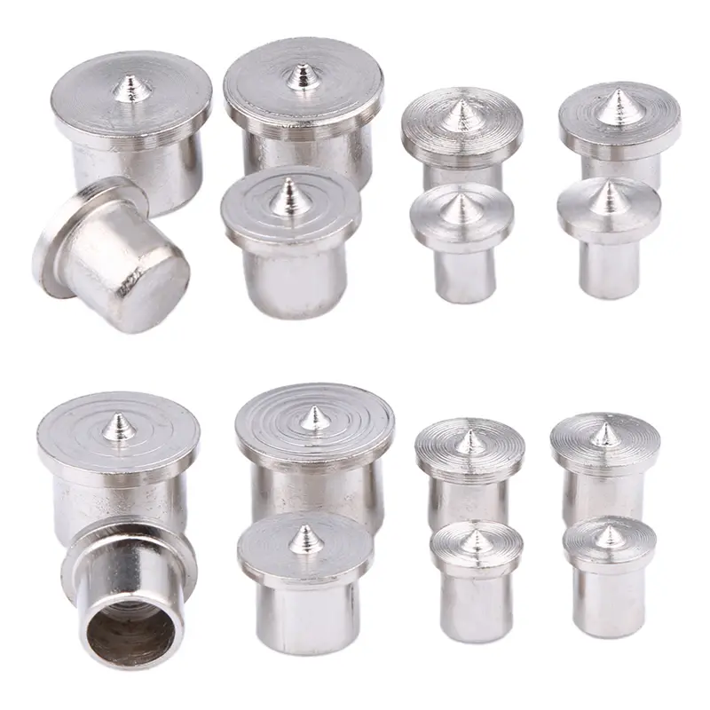 8pcs Solid Dowel Pins Center Point Set 6/8/10/12mm Woodworking Dowel Tenon Center Set For Woodworking Tool Power Accessories