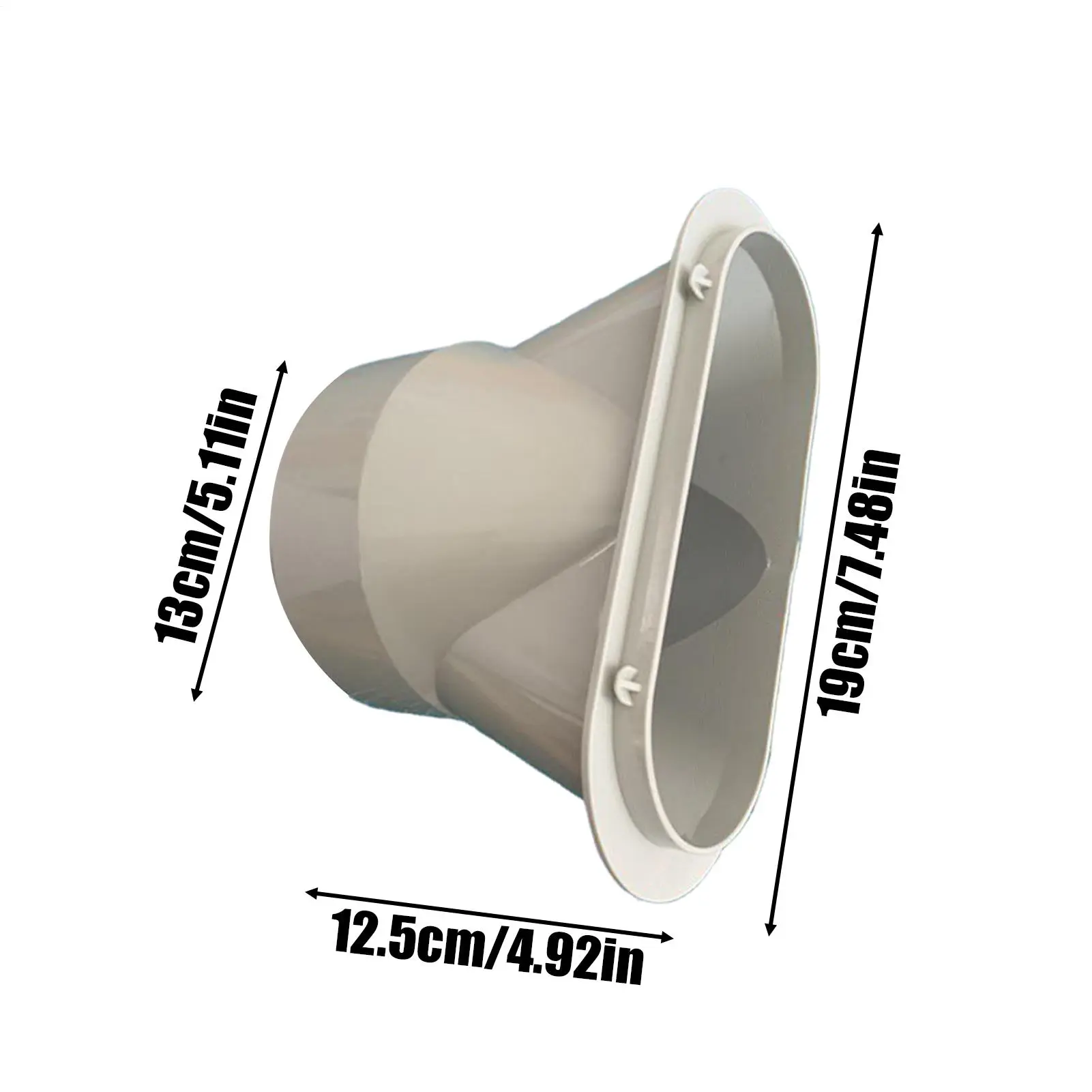 Air Conditioner Hose Connector Flat AC Vent Hose Connector Multi-Functional Air Conditioner Vent Tube Replacement Fitting For