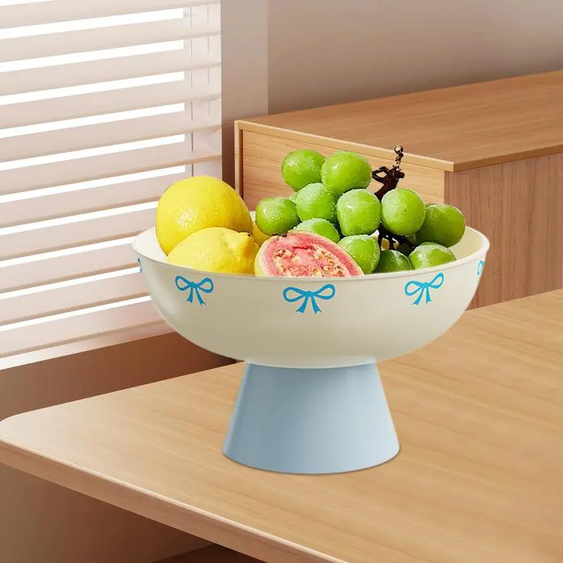 Fruit Dish Dry Fruit Tray With Drain Desktop Decoration Creative Drip Basket For Holiday Outdoor Table Buffet Camping Living