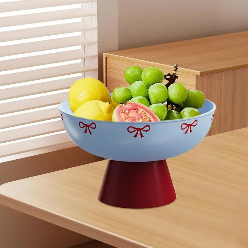 Fruit Dish Dry Fruit Tray With Drain Desktop Decoration Creative Drip Basket For Holiday Outdoor Table Buffet Camping Living