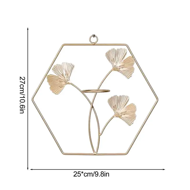 Wall Planter Frame For Indoor Plants Wall Vases For Plants Indoor With Metal Frame Decorative Plants Container Art Decoration