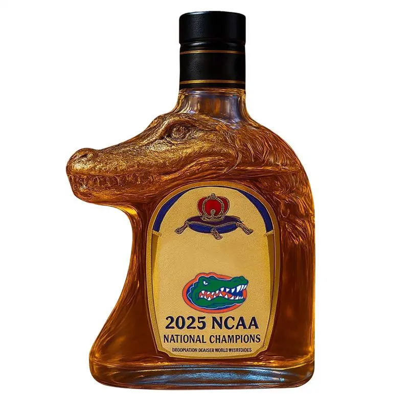 Whiskey Bottle Glass Bottle Crocodile Drink Bottle Creative Glass Container Alcohol Bottle Glass Alcohol Liquor Bottle Glass Jug