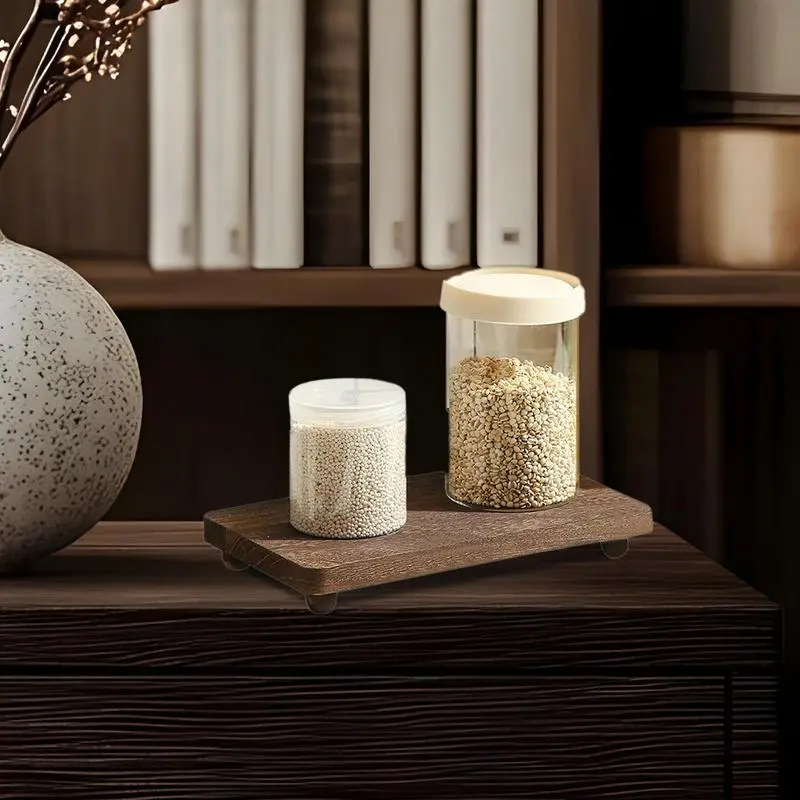 Wooden Perfume Organizer Stackable Storage Holder For Photo Album Decorative Home Decoration Organizer Rack For Aromatherapy