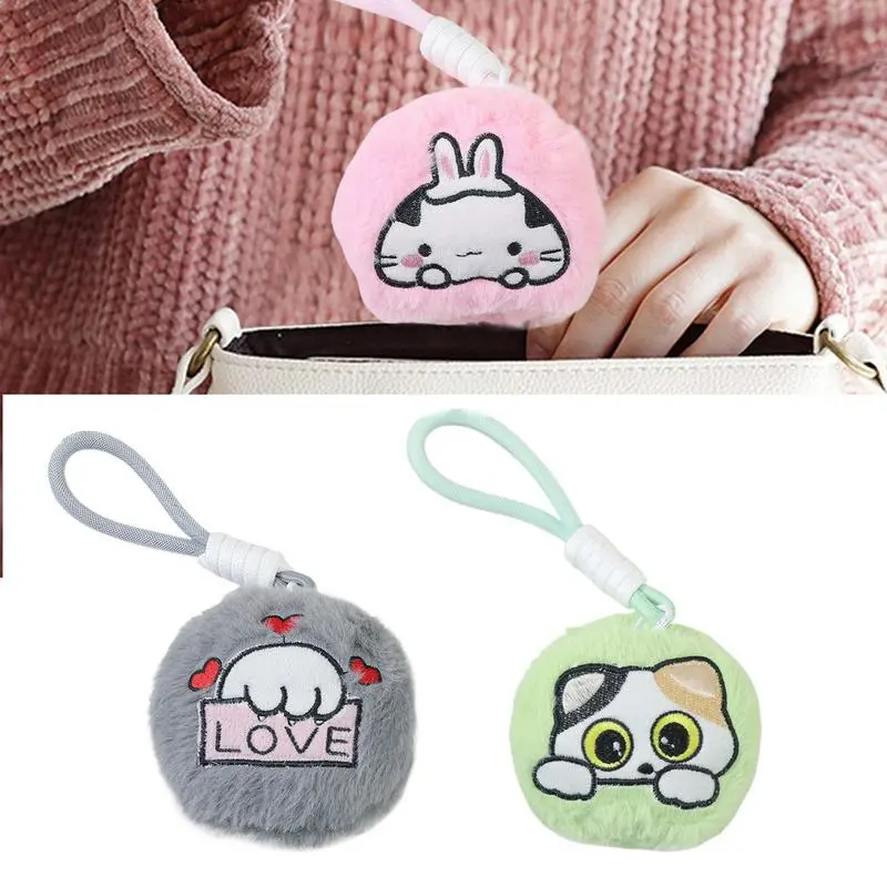 USB Hand Warmer Pouch Lanyard Design Hand Warmer Pillow Machine Washable Rechargeable Hand Warmer USB Heater With Cartoon