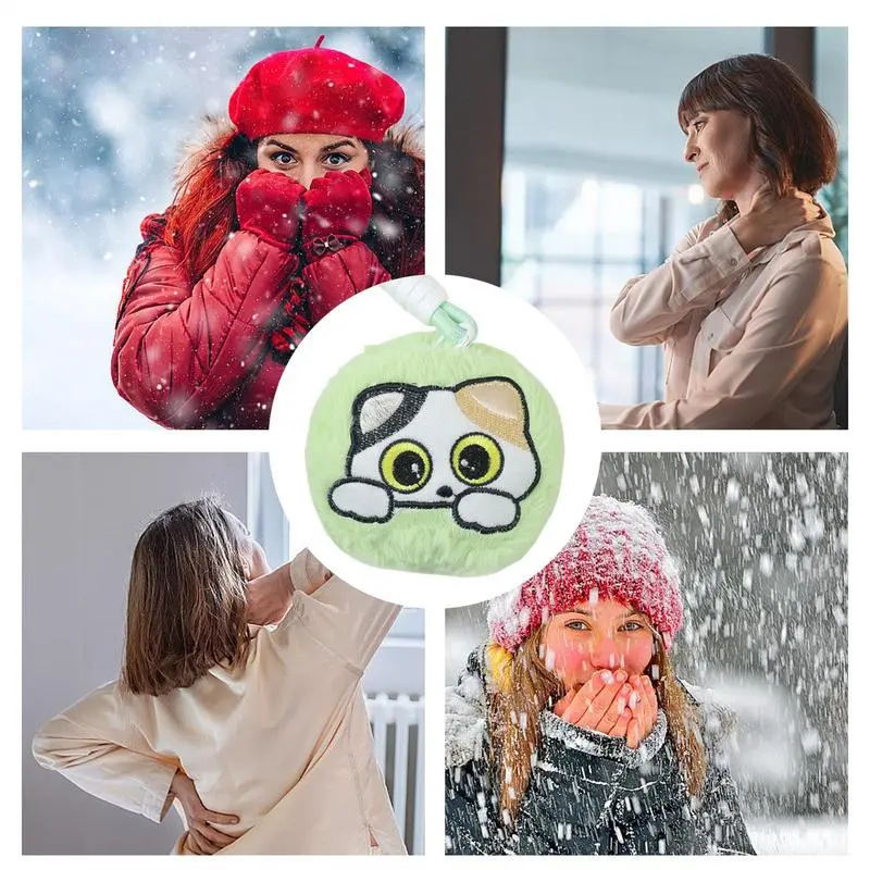 USB Hand Warmer Pouch Lanyard Design Hand Warmer Pillow Machine Washable Rechargeable Hand Warmer USB Heater With Cartoon