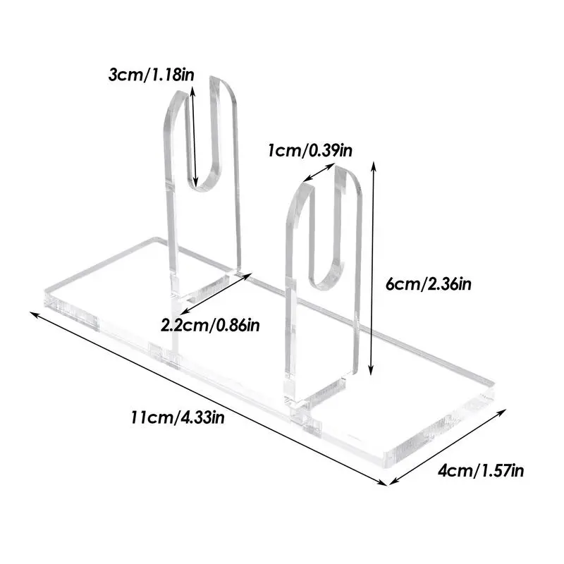 Hand Fan Stand Acrylic Hand Fan Organizer Clear Folding Cooling Tool Organizer Stage Performance Props Rack For Store Home