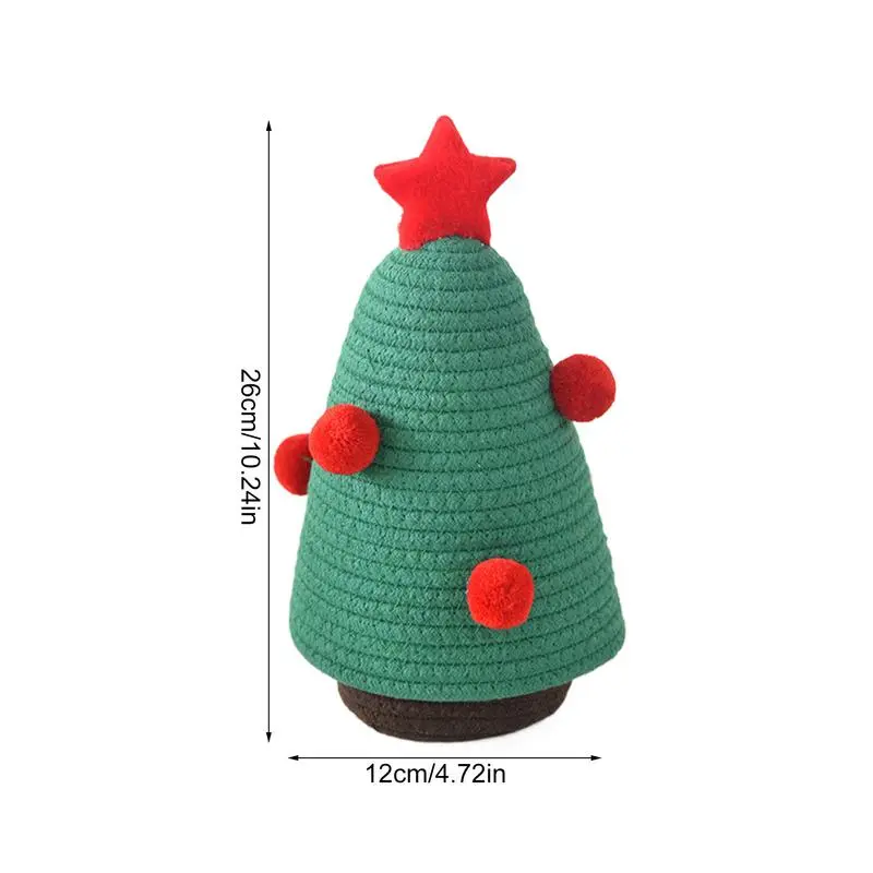 Ornament Storage Box Cartoon Christmas Tree Decoration Boxes Portable Storage Container Space-Saving Container Box With Lid For