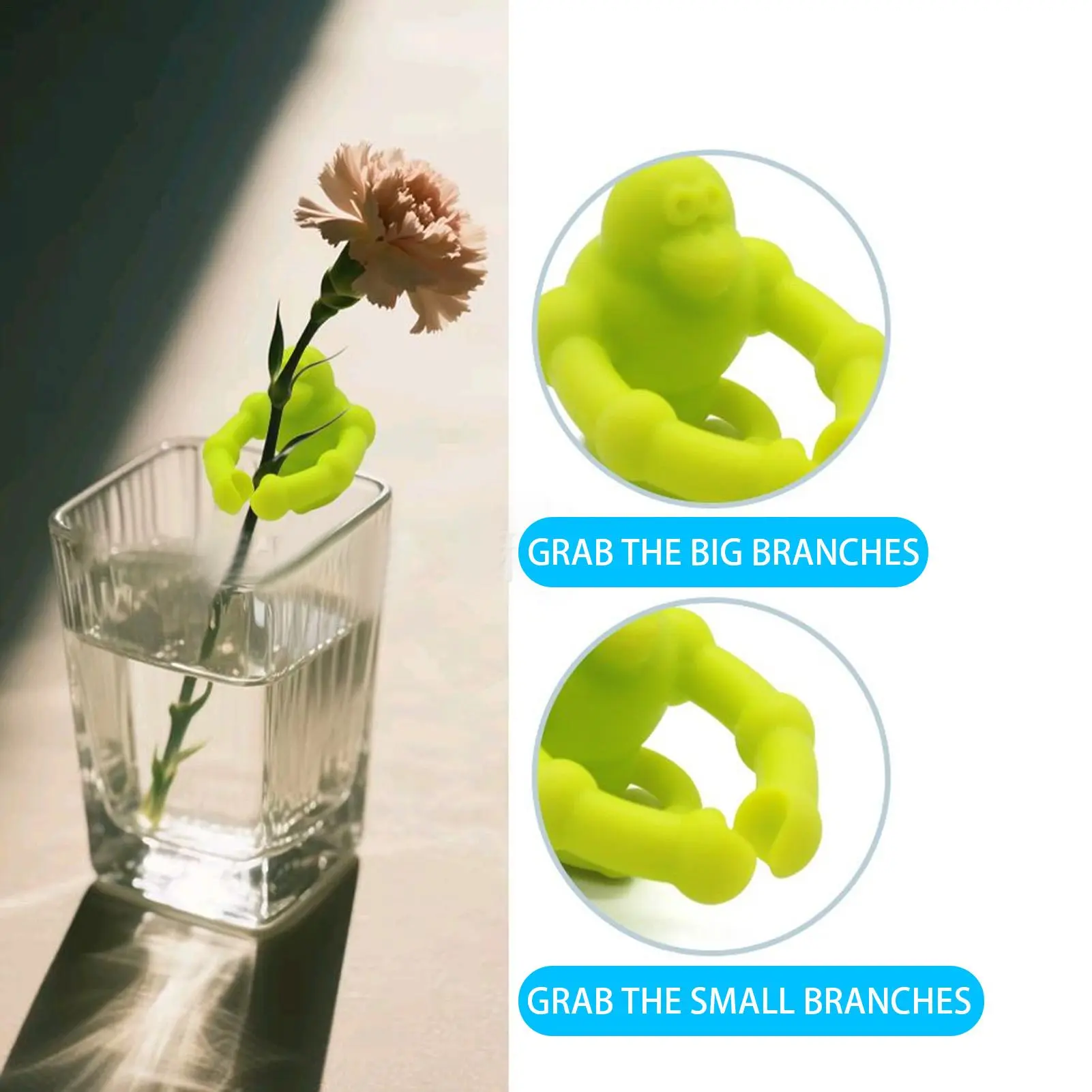 Plant Propagation Holder Plant Propagation Buddy Holder Monkey Shape Tools Accessories Support For Flowers Garden House Indoor