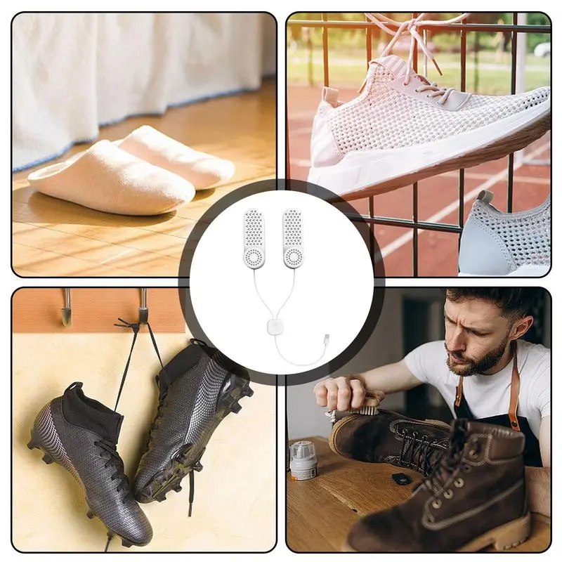Shoes Dryer Machine Shoes Heater Ultra Quiet Shoe Dryer With Timing Settings & Thermostatic Control Portable Fireproof Dryer