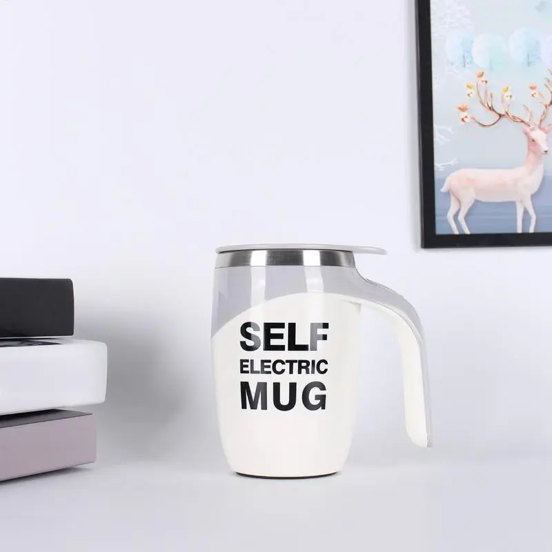 Automatic Mixing Cup Magnetic Electric Mixing Cup With Lid Stainless Steel Travel Cup For Women Men Juice Mixer For Coffee Milk