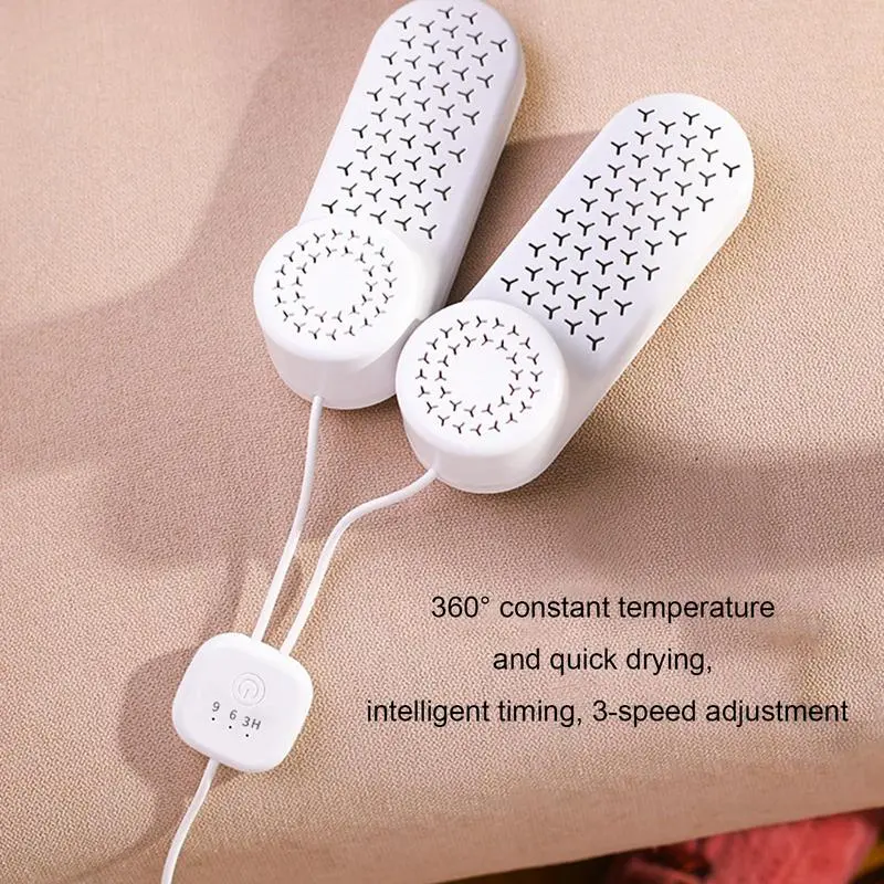 Shoes Dryer Machine Shoes Heater Ultra Quiet Shoe Dryer With Timing Settings & Thermostatic Control Portable Fireproof Dryer