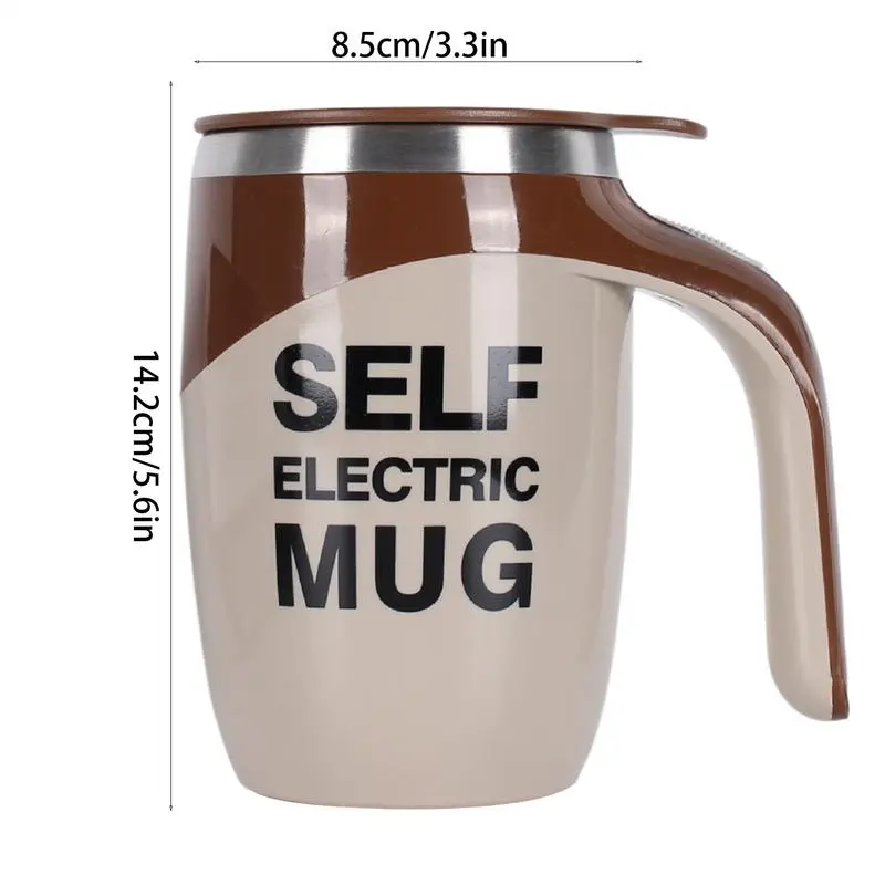 Automatic Mixing Cup Magnetic Electric Mixing Cup With Lid Stainless Steel Travel Cup For Women Men Juice Mixer For Coffee Milk