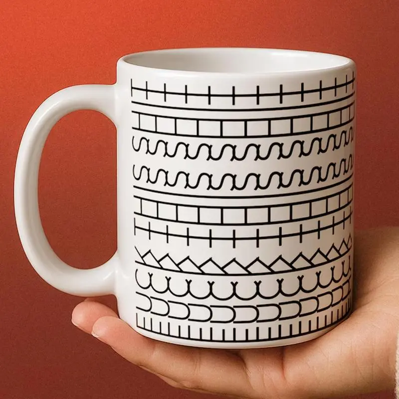 HiddenS Message Coffee Mug Water Cup Home Office Water Milk Cup Latte Coffee Cup Afternoon teacup breakfast cup Tea Drink Cup