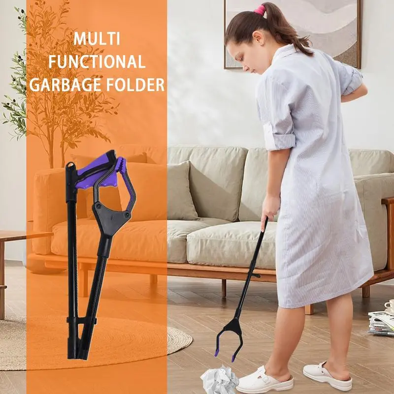 Reacher Grabber Tool Foldable Long Handy Trash Claw Lightweight Reaching Aid Reacher Tool Pickup Grabbers Litter Reachers Picker