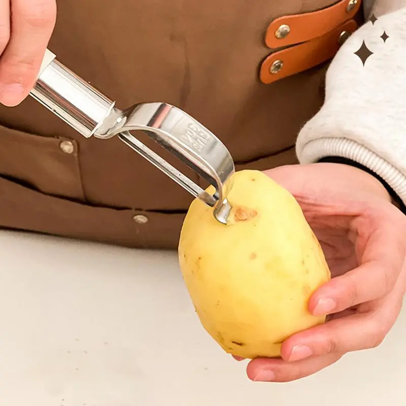 Kitchen Peeler Vegetable Peeler Stainless Steel Rust Resistant Slicer Grater With Ergonomic Non-Slip Handle Kitchen Gadgets