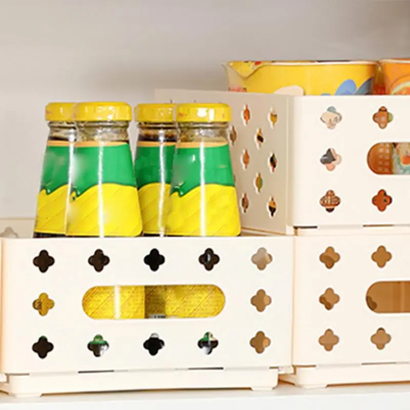 Bathroom Storage Baskets Portable Snack Container Basket Small Baskets For Organizing Scalable Storage Crate For Bedroom