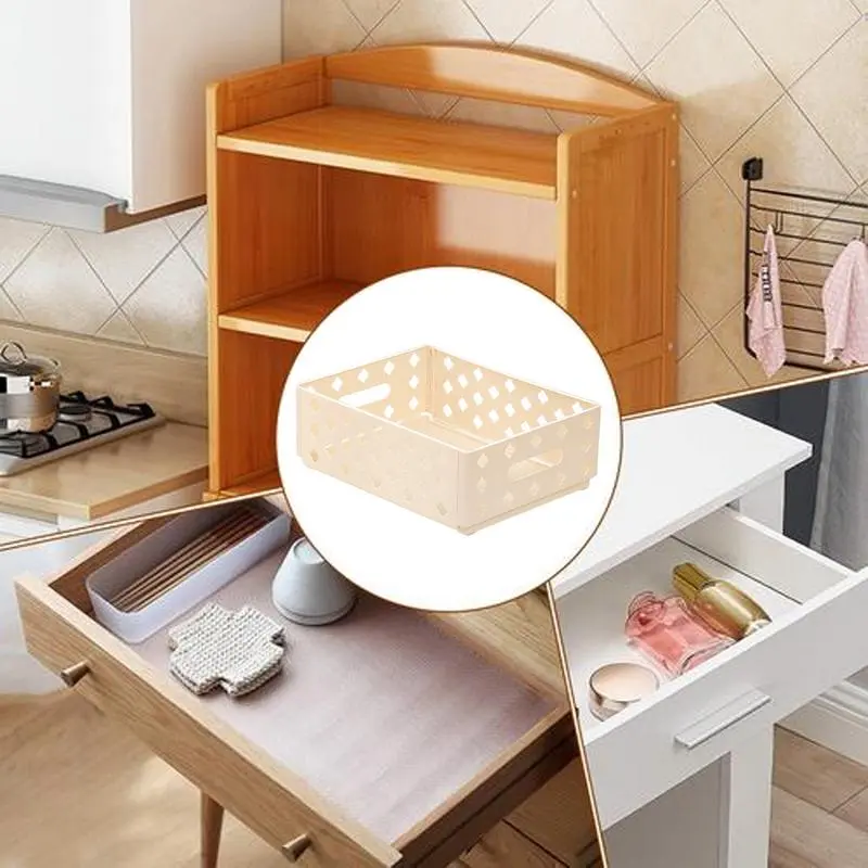 Bathroom Storage Baskets Portable Snack Container Basket Small Baskets For Organizing Scalable Storage Crate For Bedroom