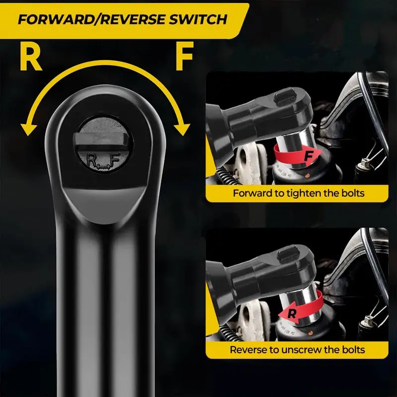 Electric Ratchet Wrench 21V Power Ratchet Wrench Power Tool Drive With Extension Bar Anti-Slip Grip 3/8 In For Automotive Repair