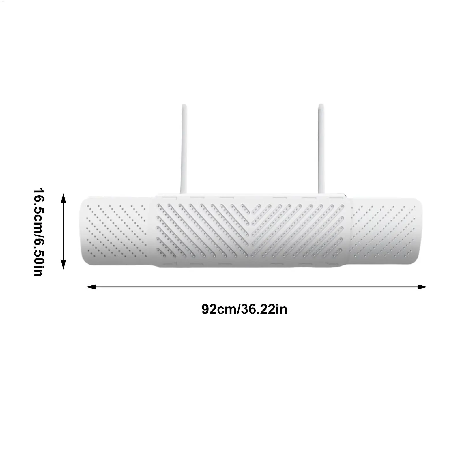 Air Conditioner Deflector Anti Direct Blowing Air Conditioner Shield Adjustable 180-Degree Angle Blocker Replacement Guard