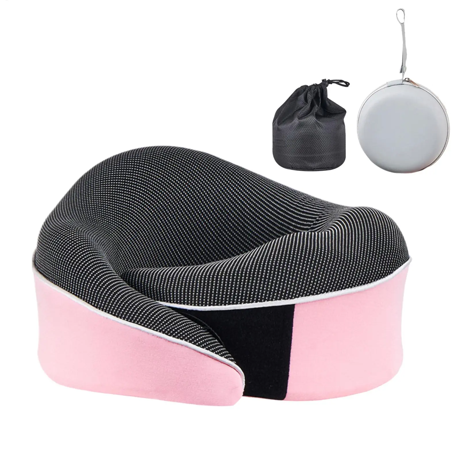 U-shaped Neck Pillows Travel Airplane Pillow Headrest Cushion Memory Foam Snail Pillow Adjustable Soft Noon Break Pillows
