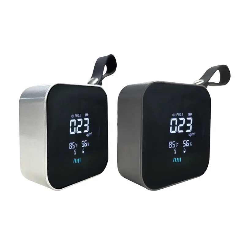 Air Quality Detector High-precision Household Indoor LED Display Air Detector Temperature And Humidity Meter Type-C Charging