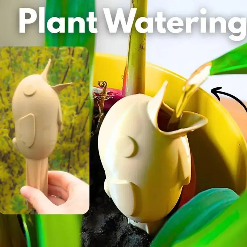 Plant Watering Globes Bird Planter Insert Waterer Automatic Decorative Potted Waterer for Indoor Plants Garden Balcony