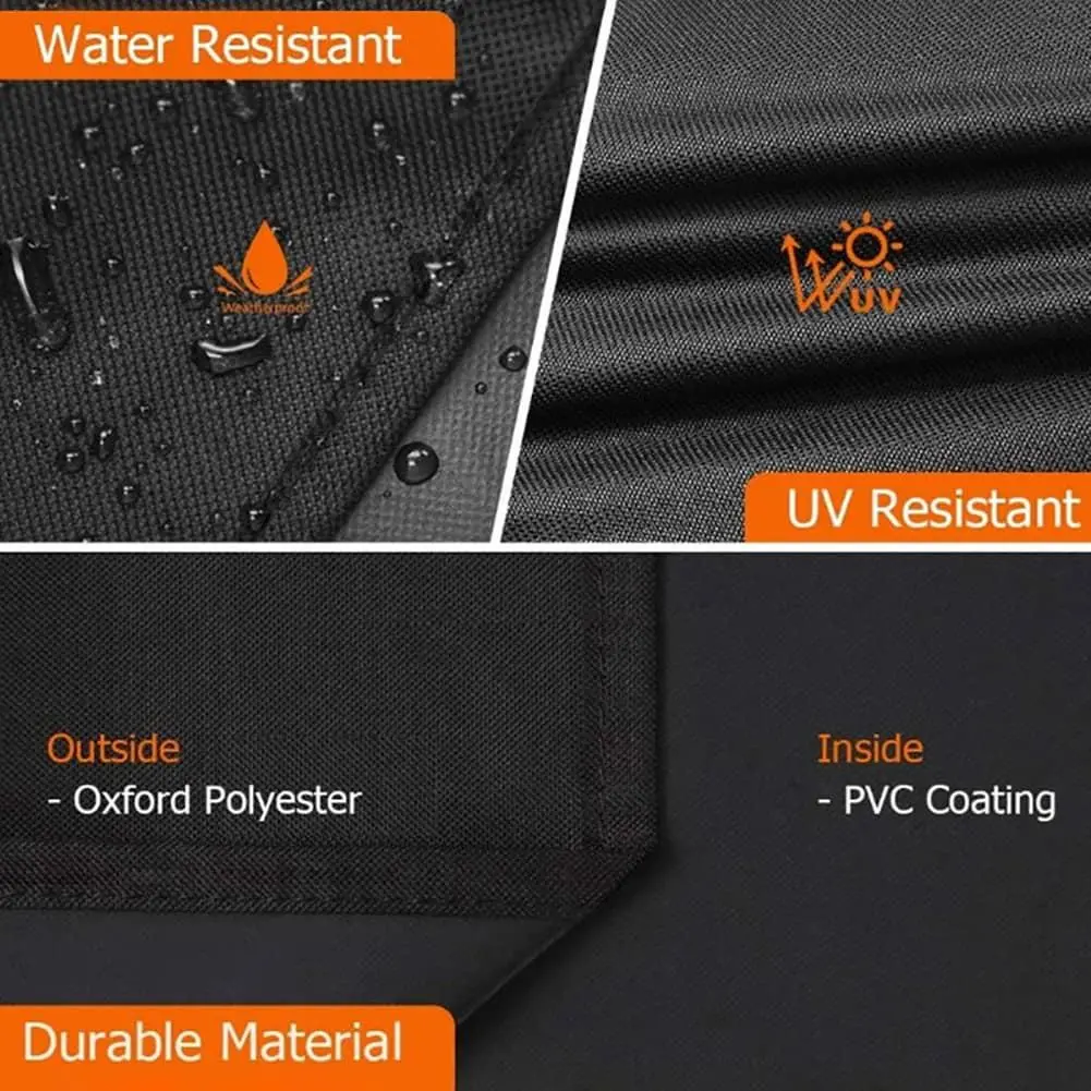 8/10FT Protective Pool Cover 210D Pool Ground Cover Round Leaf Proof Cloth Dust Cover Large Size Dustproof Floor Cloth Mat Cover