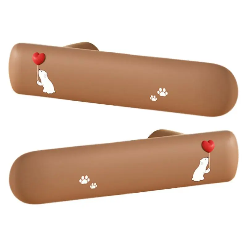 Door Knob Cover Silicone Door Handle Glove Wall Protectors Door Knob Protective Static-free Baby Safety Handle Sleeve Doorknob