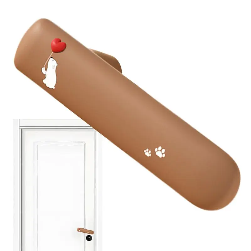 Door Knob Cover Silicone Door Handle Glove Wall Protectors Door Knob Protective Static-free Baby Safety Handle Sleeve Doorknob