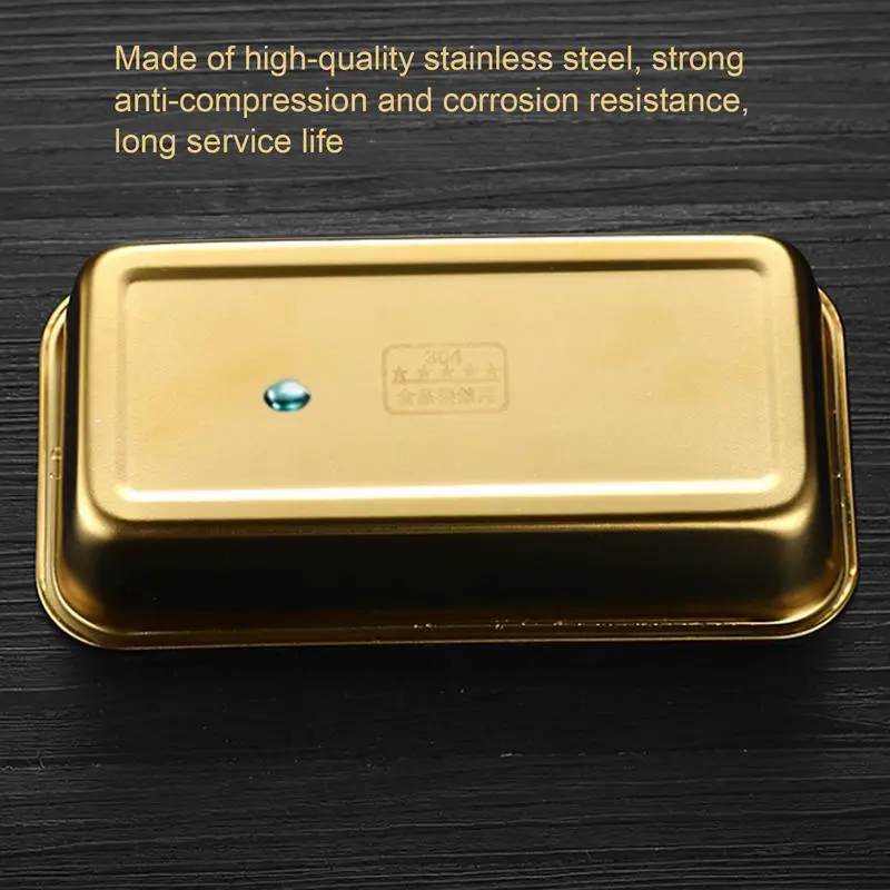 Stainless Steel Snack Box Stainless Steel Lunch Container Food Case Lidded Storage Bins For Nuts Daily Use Dried Fruits School