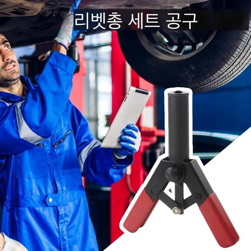 Hand Rivet Tool Heavy Duty Riveter With 40Pcs Nylon Blind Rivets Manual Riveting Tool Riveter Tool Rivet Nut Tool Rivet