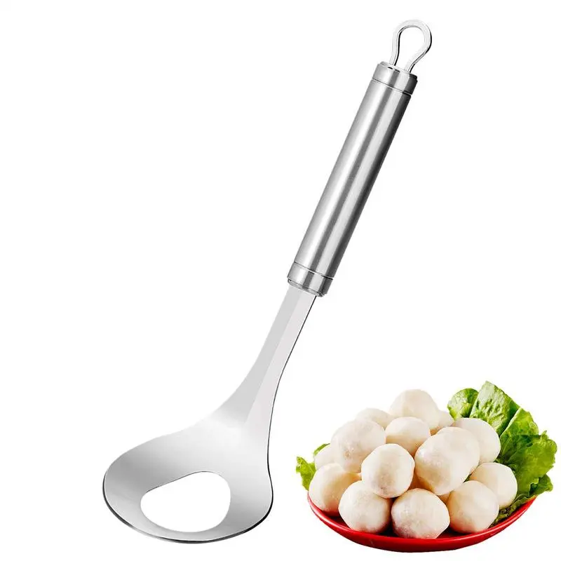 Stainless Steel Meatballs Spoon Beef Fish Meatball Maker Croquettes Machine Food Processor Meatball Spoon Squeeze Maker