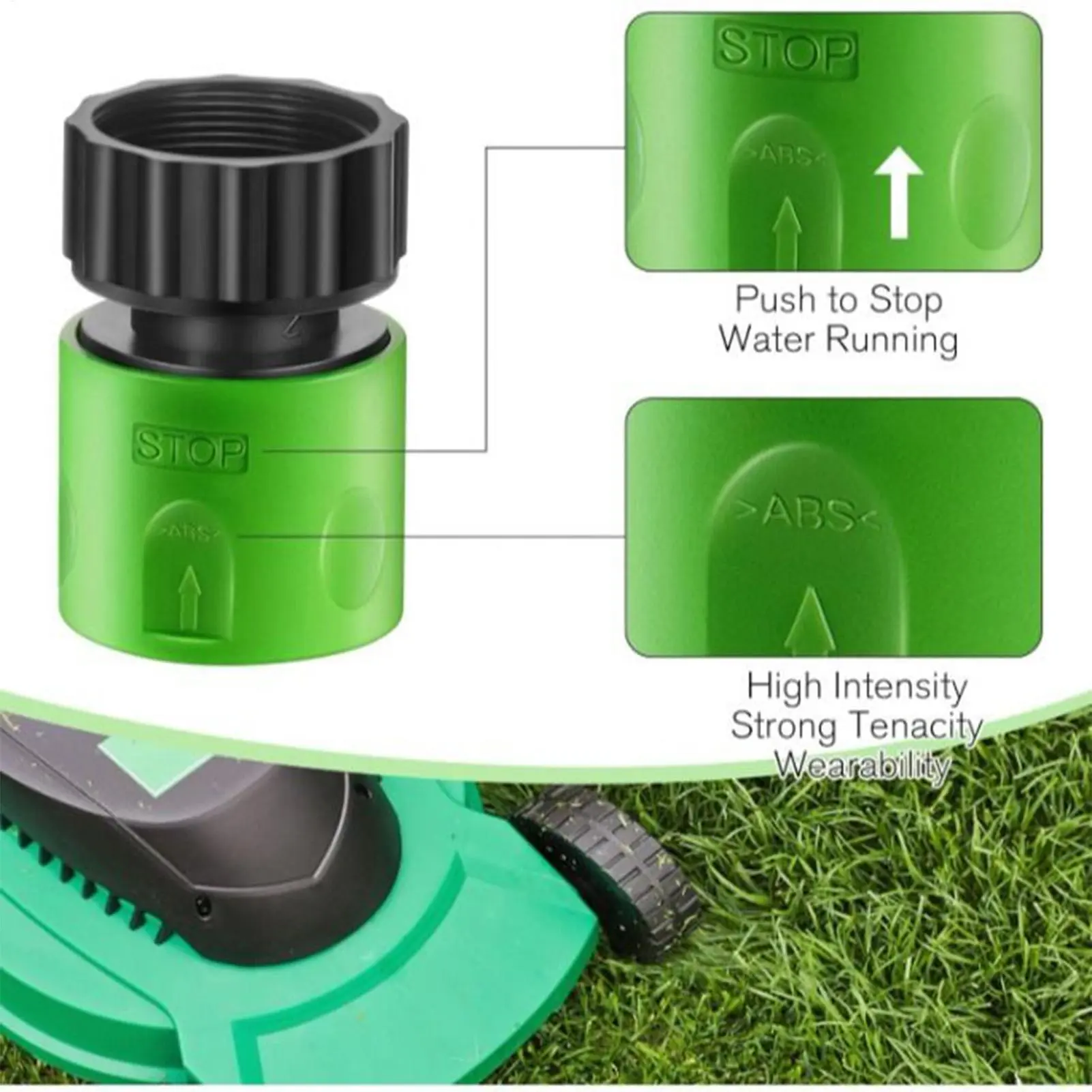 Mower Deck Wash Kit Riding Mower Flushing Attachment Nozzle  Deck Wash Adapter Attachment Kit Riding Lawn Mower Cleaning Parts