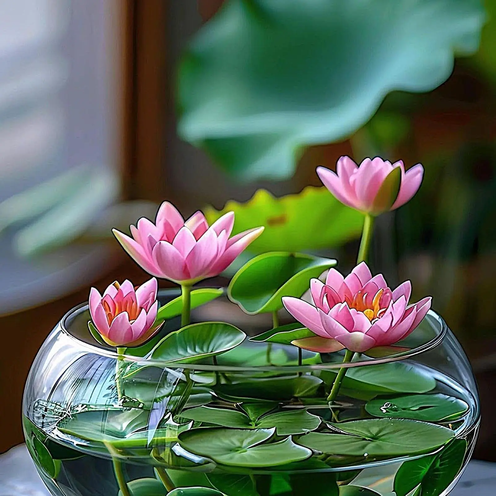 Fish Glass Bowl Glass Large Hydroponics Flower Pot Shallow Round Wide Plants Bowl Small Aquariums Transparent Goldfishes Bowl