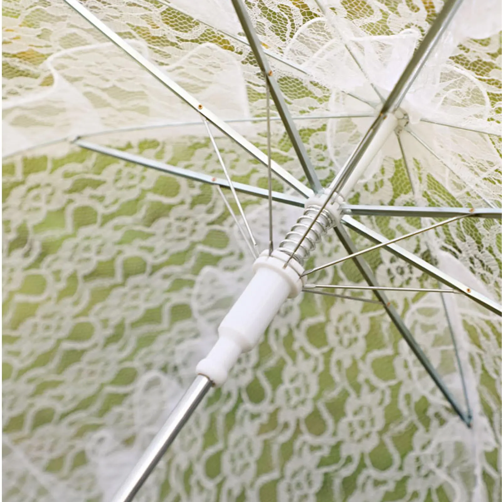 White Lace Umbrella White Lace Parasol For Bridal Romantic Decoration Fairy-Tale Lady Accessories For Adults Teens Girls Kids
