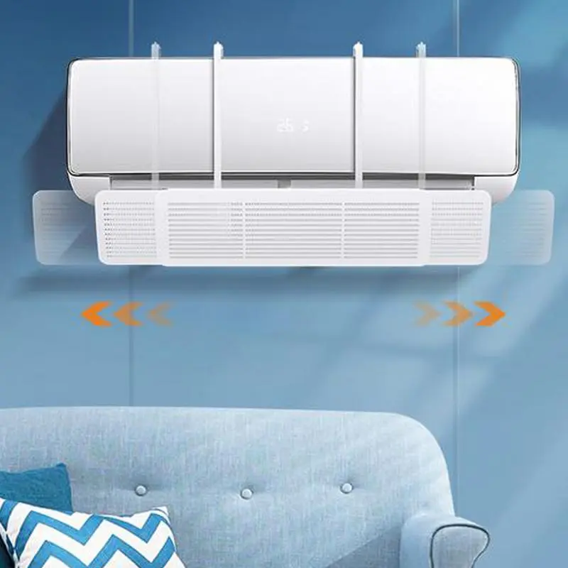 Air Conditioning Vent Deflector Retractable Air Conditioner Wind Deflector AC Air Deflector Adjustable Anti-wind Baffles Anti