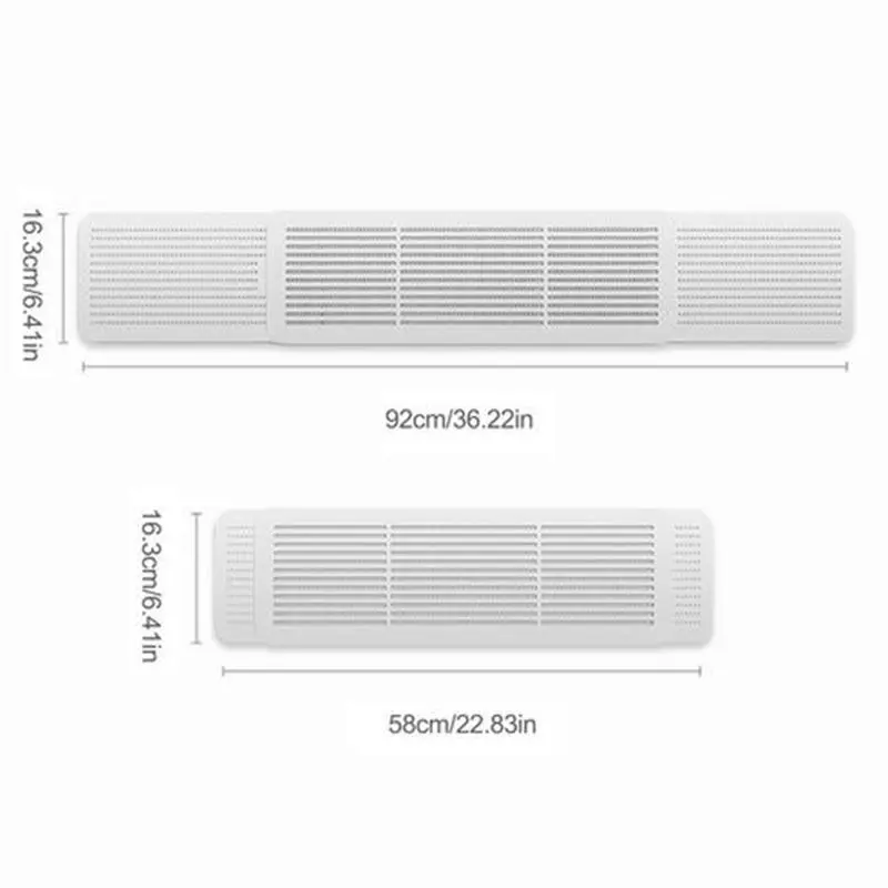 Air Conditioning Vent Deflector Retractable Air Conditioner Wind Deflector AC Air Deflector Adjustable Anti-wind Baffles Anti