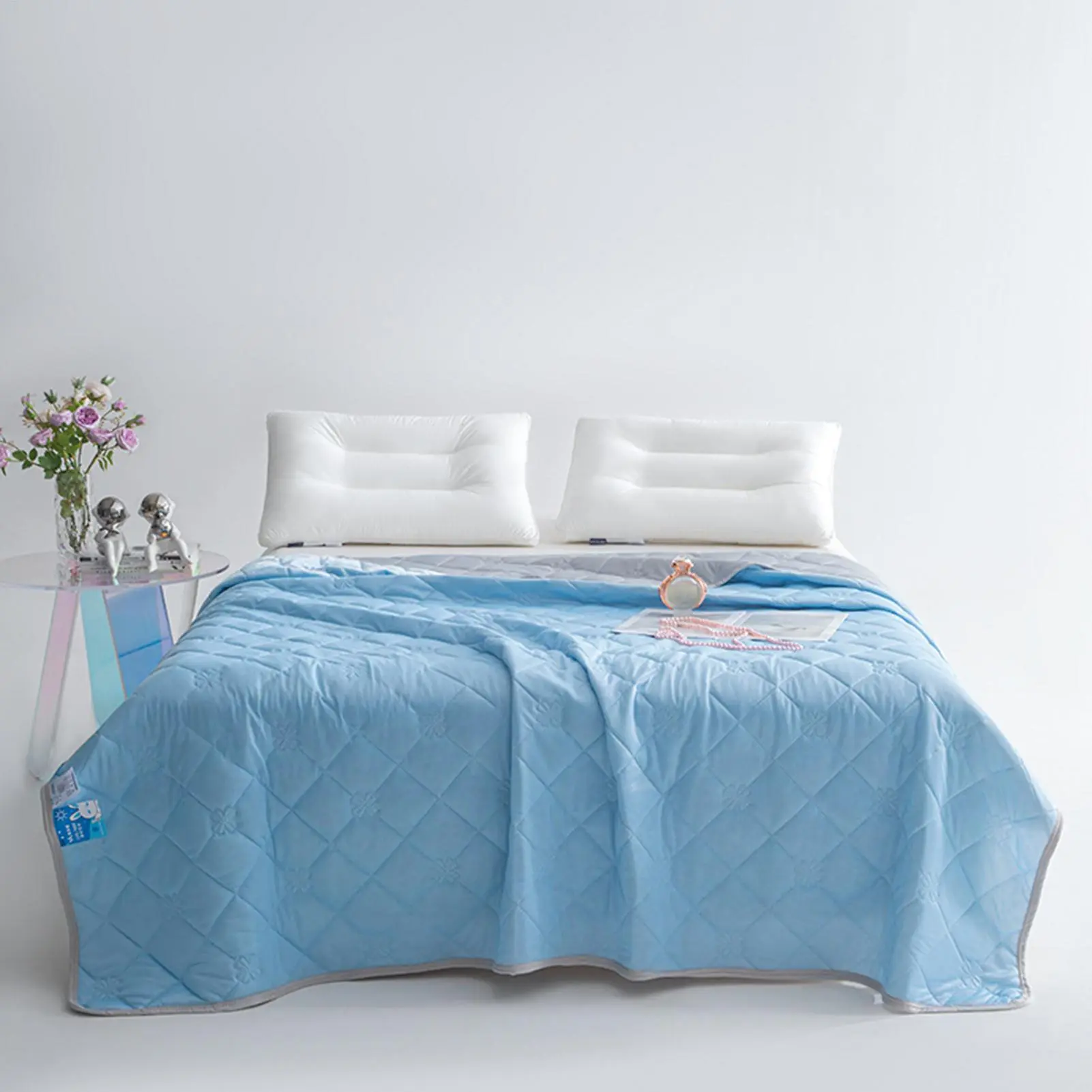 Cooling Blanket Summer Rest Cooling Comforter Double-Sided Sleeping Cold Bedding For Home Sofa Outdoor Indoor Couch Bedroom