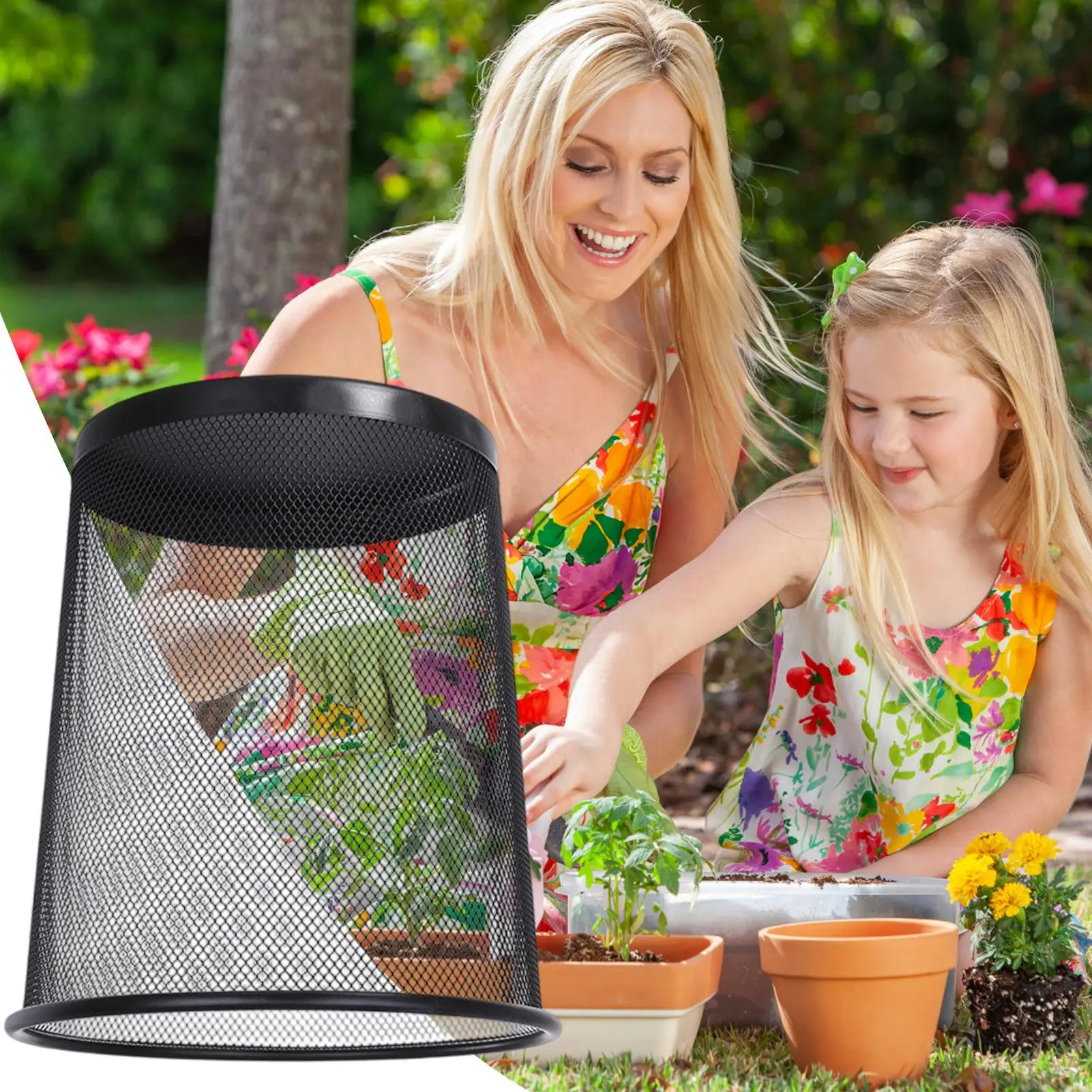 Chicken Wire Cloche Heavy Duty Plant Protectors From Animals Wind Resistant Long Lasting Barrier Guard Cage For Flower Tomato