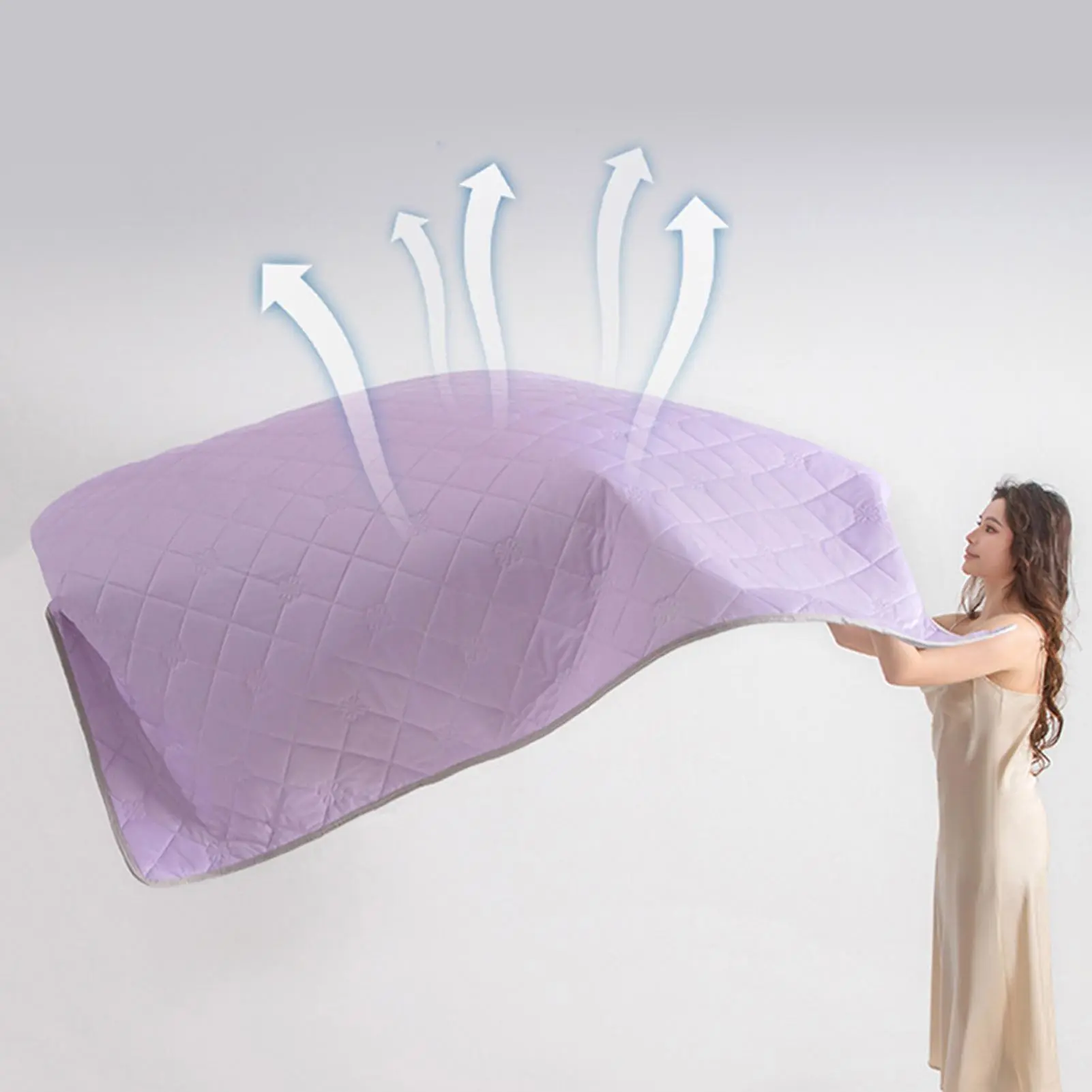Cooling Blanket Summer Rest Cooling Comforter Double-Sided Sleeping Cold Bedding For Home Sofa Outdoor Indoor Couch Bedroom