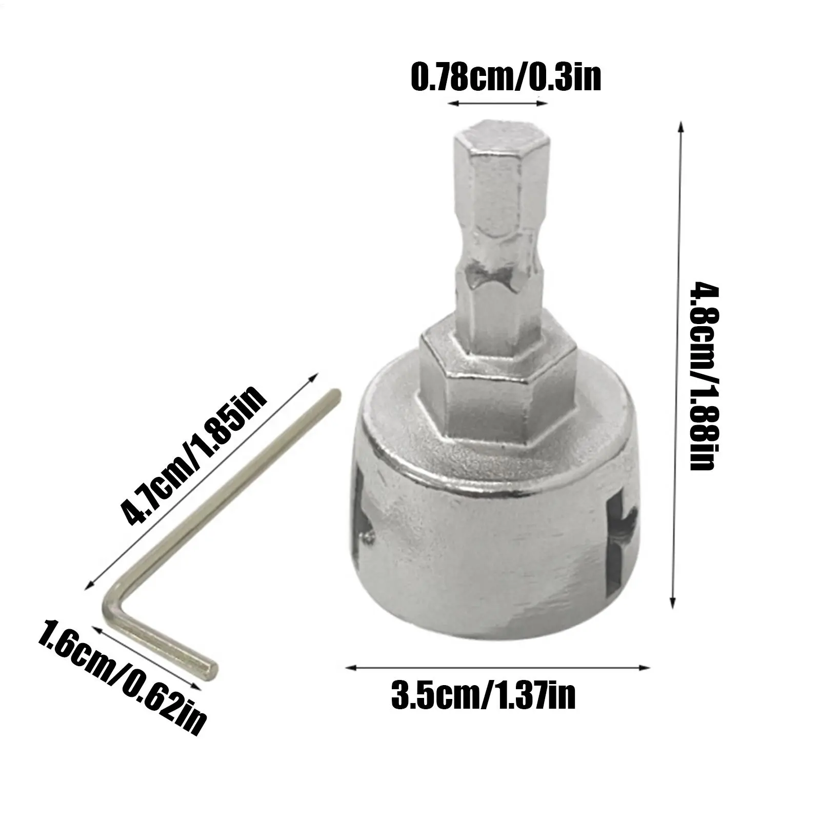 Metal Deburring Chamfer External Burr Removel For Metal External Thread Trimming Bits For Steel Copper Aluminum Rods Pipes Blots