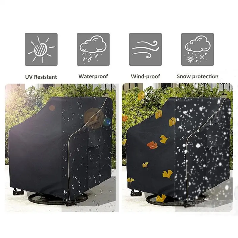 Weatherproof Chair Cover Patio Hanging Egg Chair Cover Rotating chair cover Courtyard chairs cover garden furniturechair cover