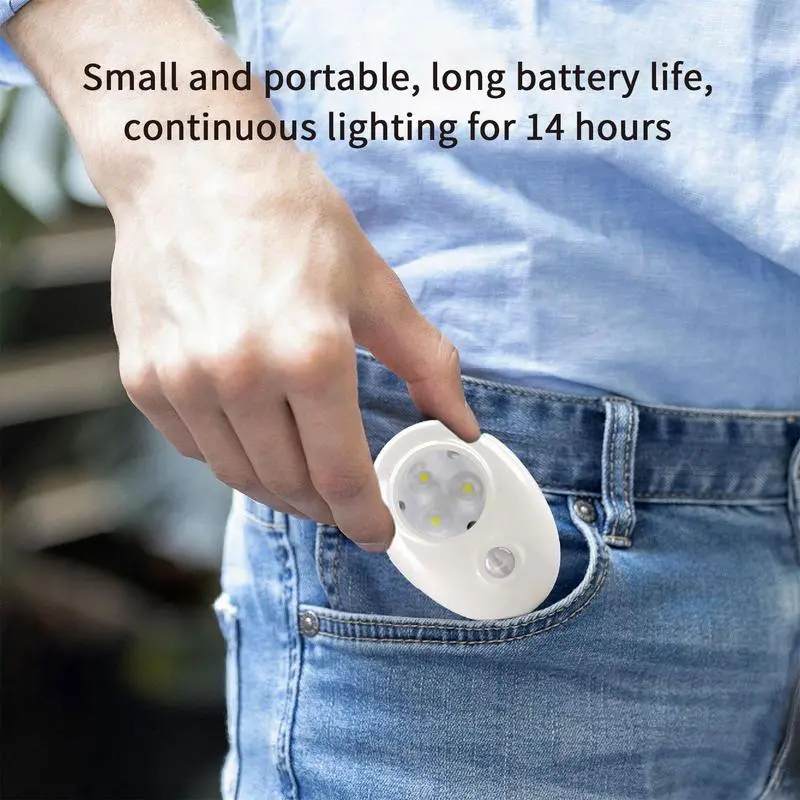 Human Body Induction Night Lamp Motion Activated For Bedside Compact Intelligent Sensor LED Lamp For Hallway Bathroom Cabinets