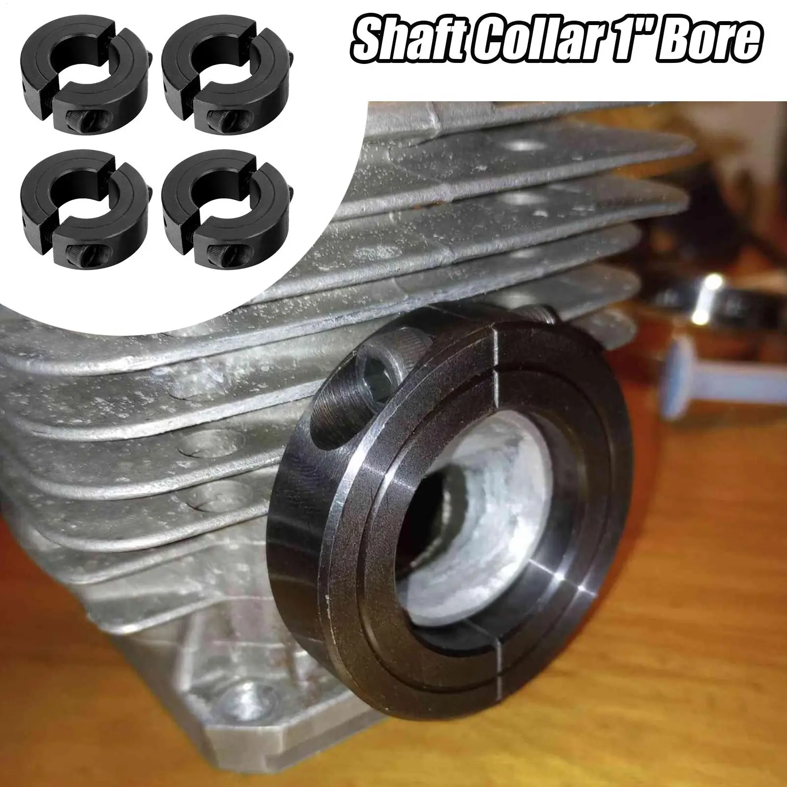 Shaft Collar Clamp Industry Locking Bore Thickened Double-Opening Clamp For Precise Industrial Mechanical Maintenance Assembly