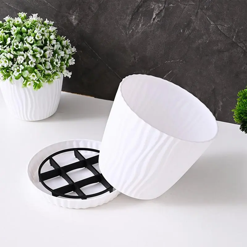 20pcs Plant Pot Tray Ventilating Flower Pot Base Indoor Outdoor Garden Plant Pot Level Elevator Flower Stand