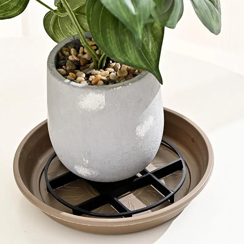 20pcs Plant Pot Tray Ventilating Flower Pot Base Indoor Outdoor Garden Plant Pot Level Elevator Flower Stand