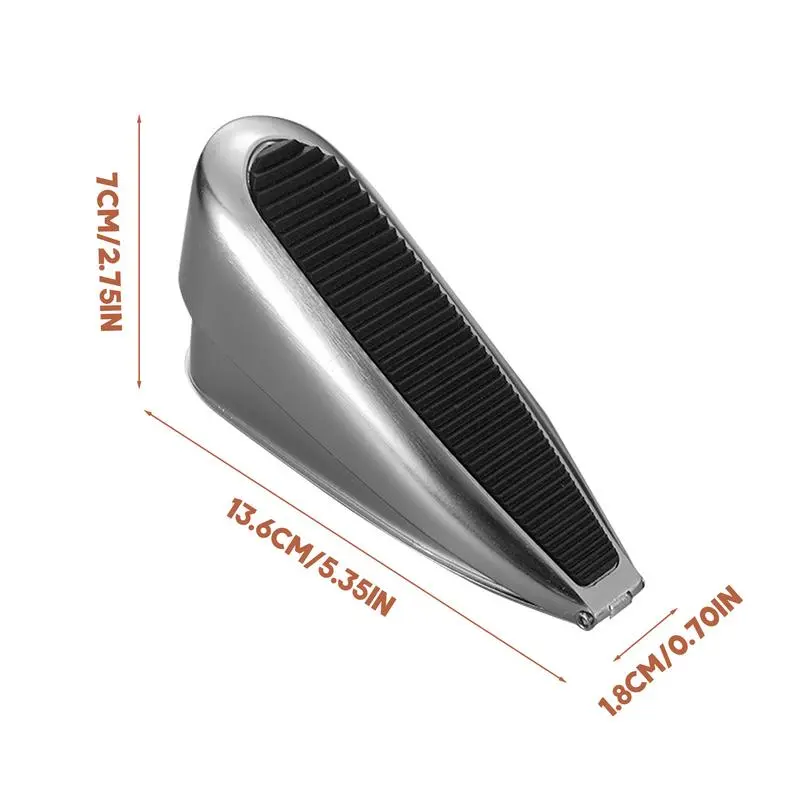 Anti-Collision Door Jammer No-Punch Door Holder Anti-Slip Thickening Windproof Moving Door Retainer for Metal Doors Double Doors