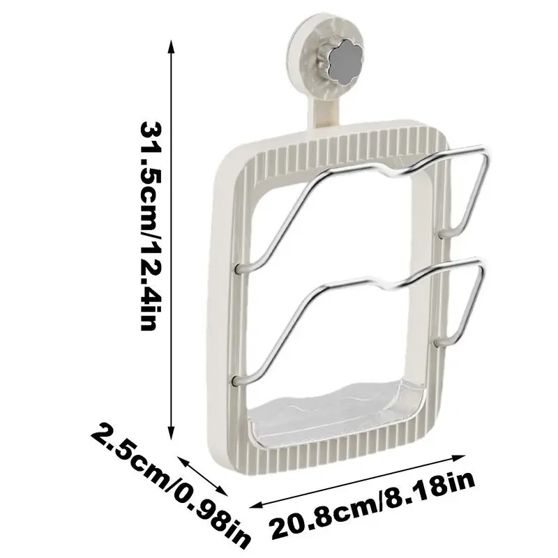 Cabinet Door Lid Organizer Suction Cup Pot Lid Holder Wall Mount Cabinet Door Lid Holder Pot And Pan Lid Holder Pot Lid Storage